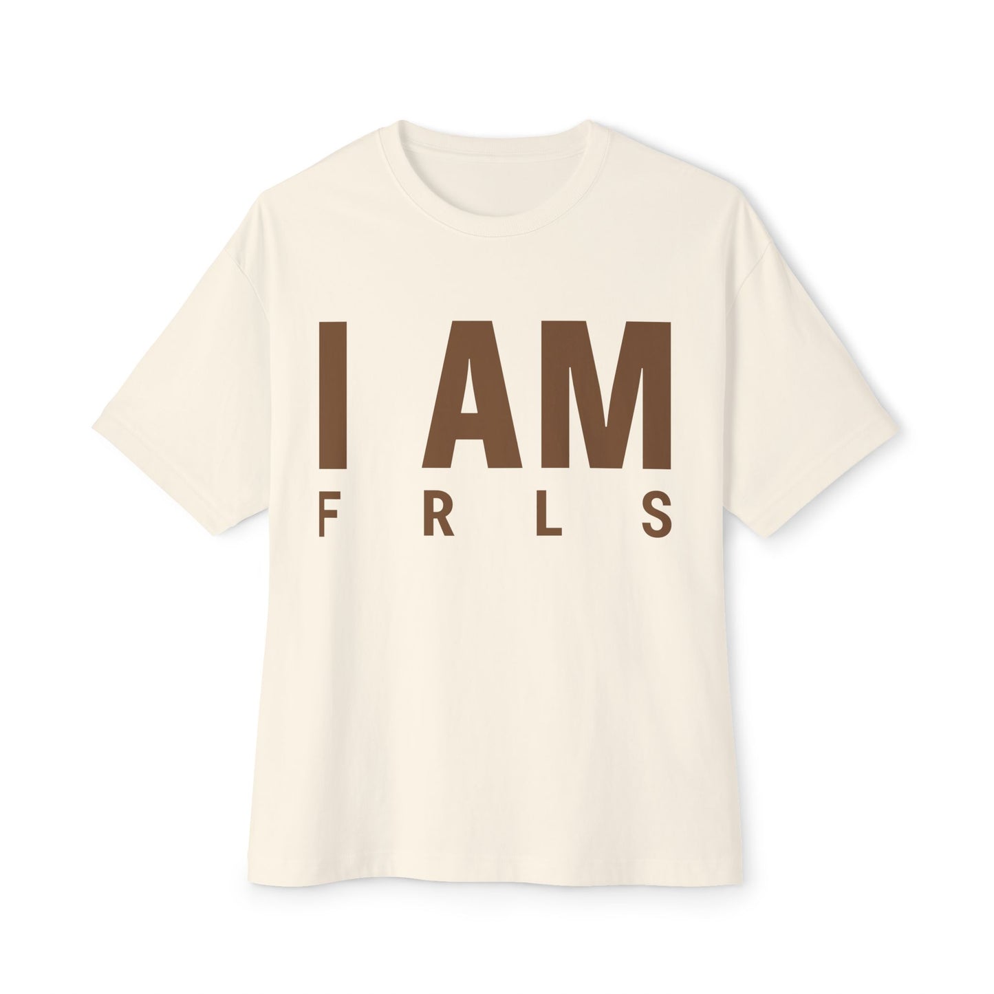 'I AM FRLS' Oversized Boxy Tee