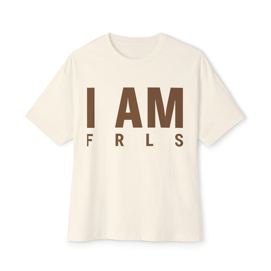 'I AM FRLS' Oversized Boxy Tee