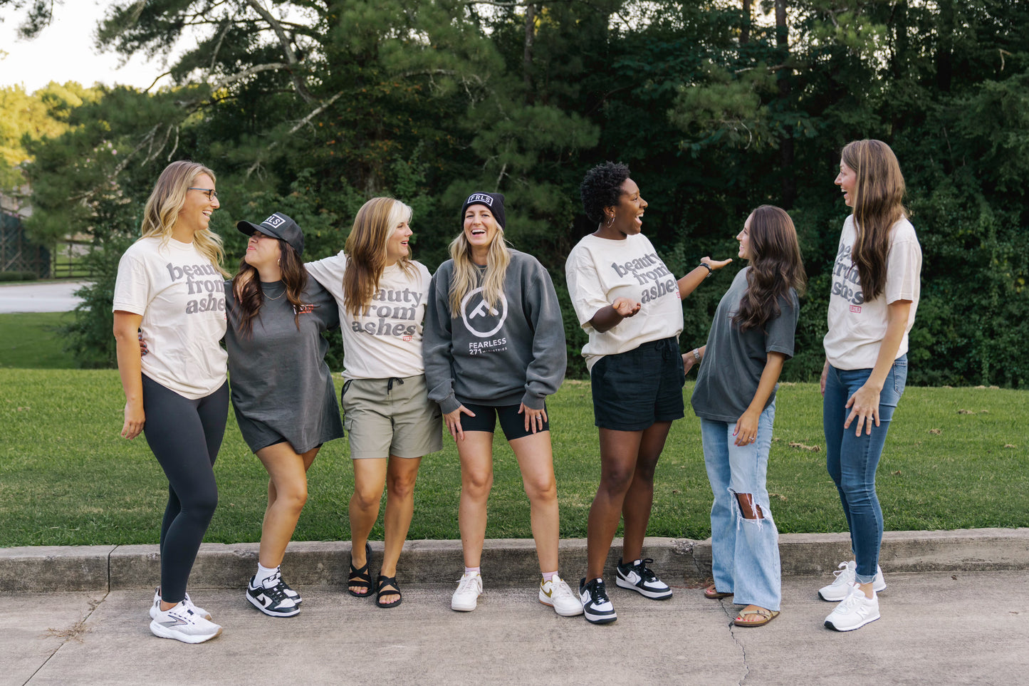 Beauty from Ashes Cream Tee