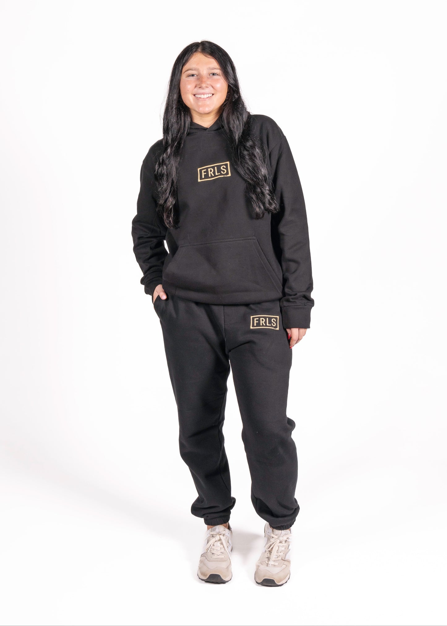 FRLS Black Hoodie