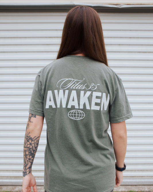 Awaken Green Tee