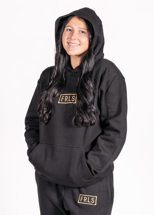 FRLS Black Hoodie